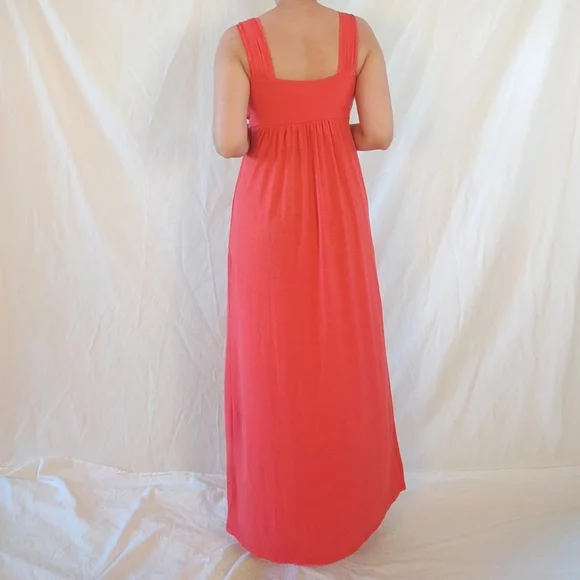 Jonathan Martin Maxi Dress In Papaya - Picture 2 of 6